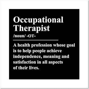 Occupational Therapy Definition Posters and Art